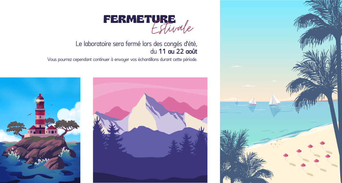 Fermeture estivale labo 2025